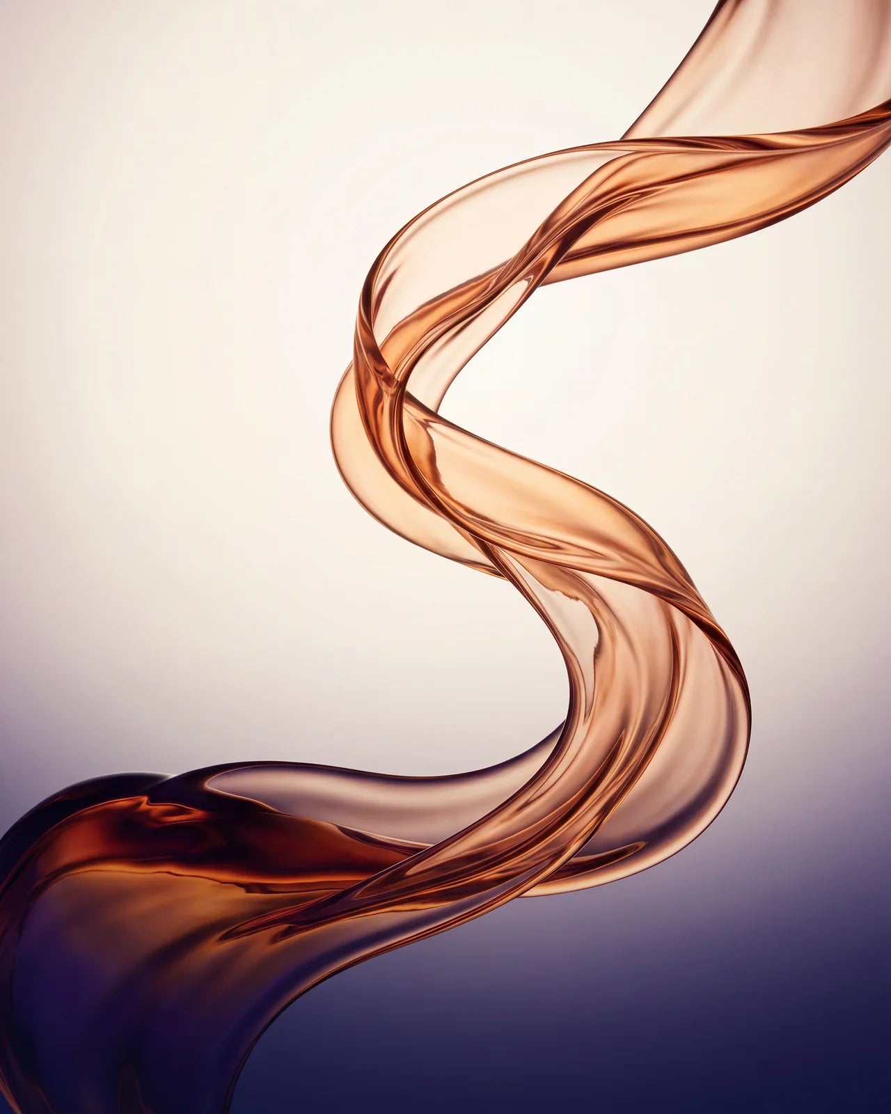 Amber oil-serum macro — the Dual-Pathway Renewal carrier-architecture visual.